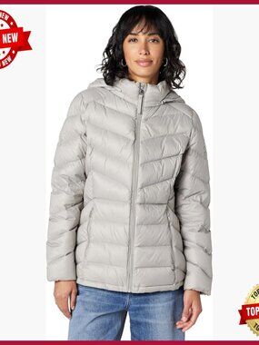 Lightweight Packable Puffer Jacket Chevron Quilted Down Coat